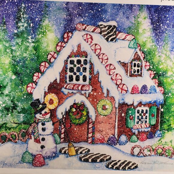 Gingerbread Cottage 1000 Piece Puzzle 24"x30" Sealed 2022 Hart Puzzles Christmas - Picture 2 of 12